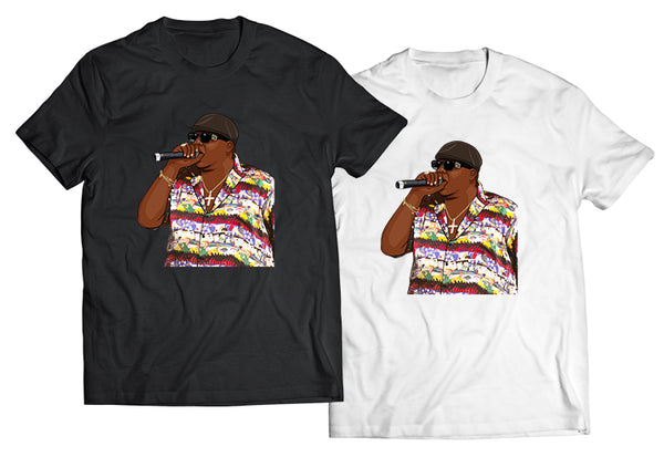 Biggie Smalls Rapping Shirt – Hip-Hop Legend Graphic Tee – Rap