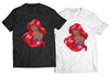 Black Mermaid Shirt - Direct To Garment Quality Print - Unisex Shirt - Gift For Him or Her