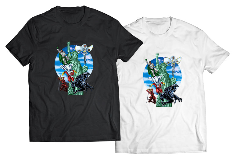 Black Lives Matter Super Heros Shirt - Direct To Garment Quality Print - Unisex Shirt - Gift For Him or Her