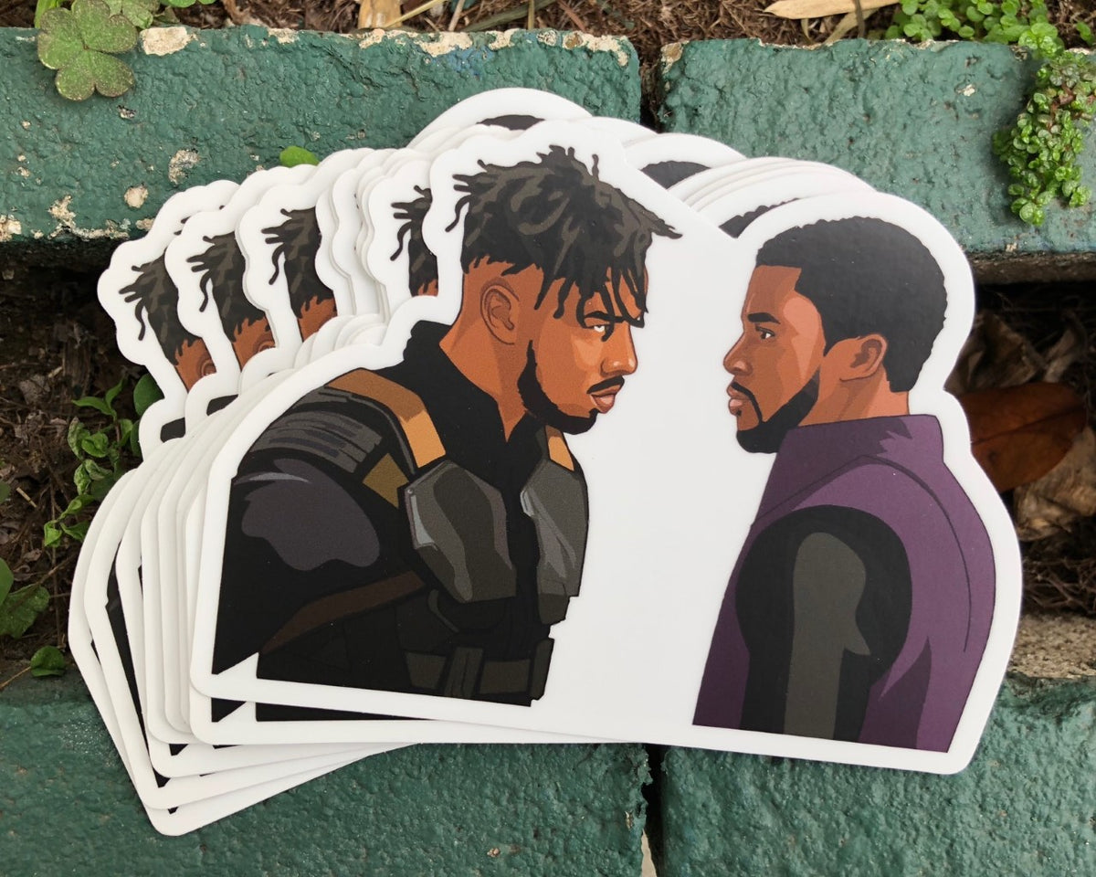 Wakanda Forever Vinyl Sticker – A Regal Tribute to Strength and Legacy