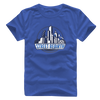 Blue Shirt With Blue Logo - Street Rebirth Signature Brand - Create inspire Empower