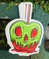 1 Candy Apple Sticker – One 4 Inch Water Proof Vinyl Sticker – For Hydro Flask, Skateboard, Laptop, Planner, Car, Collecting, Gifting