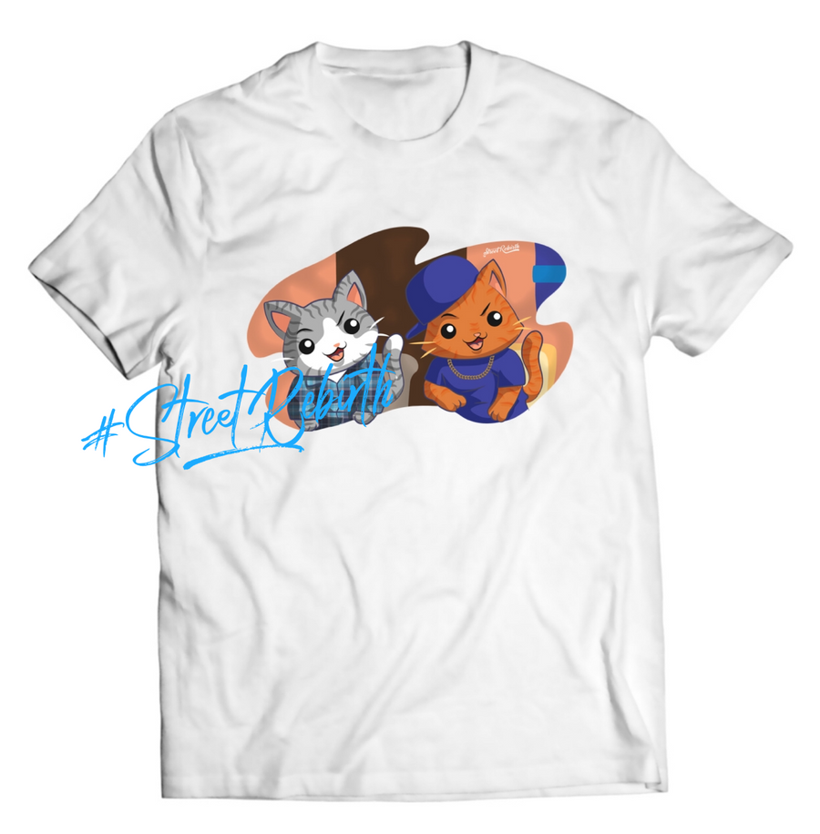 Unisex graphic T-shirt featuring an original animal-themed humorous retro illustration