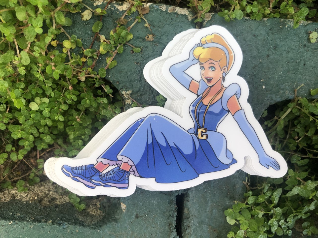 1 Princess In Js Sticker – One 4 Inch Water Proof Vinyl Sticker – For Hydro Flask, Skateboard, Laptop, Planner, Car, Collecting, Gifting