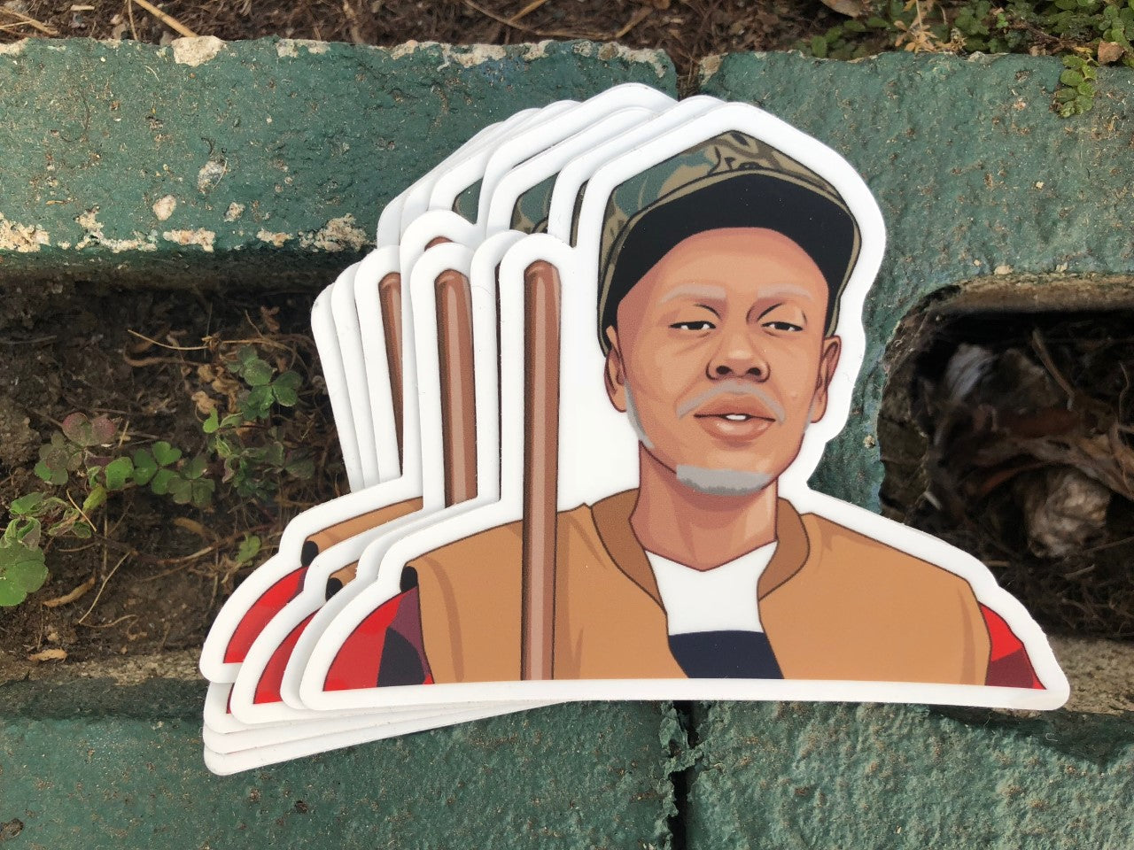 Clayton Bigsby 4-Inch Sticker – Hilarious Tribute to a Chappelle's Show Icon – One 4 Inch Water Proof Vinyl Sticker – For Hydro Flask, Skateboard, Laptop, Planner, Car, Collecting, Gifting