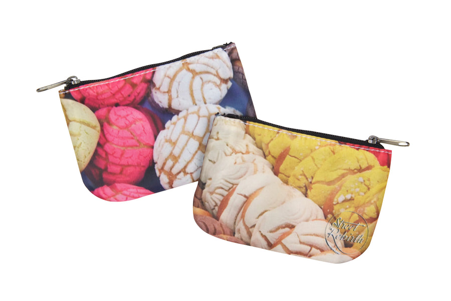 Compact coin purse with an original cultural humorous printed design