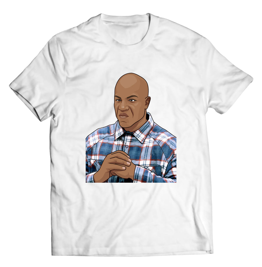 Unisex graphic T-shirt featuring an original humorous retro illustration