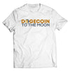 Doge Dogecoin To The Moon Shirt - Direct To Garment Quality Print - Unisex Shirt - Gift For Him or Her