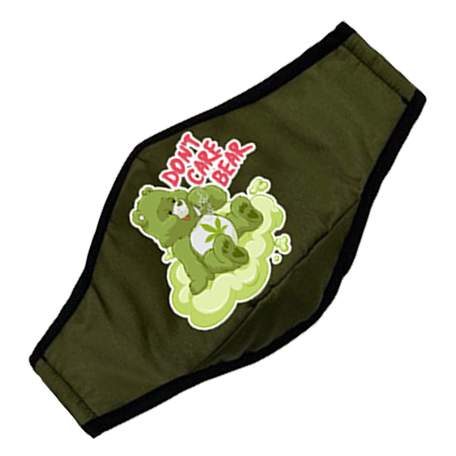 Reusable fashion face mask with an original animal-themed humorous printed design