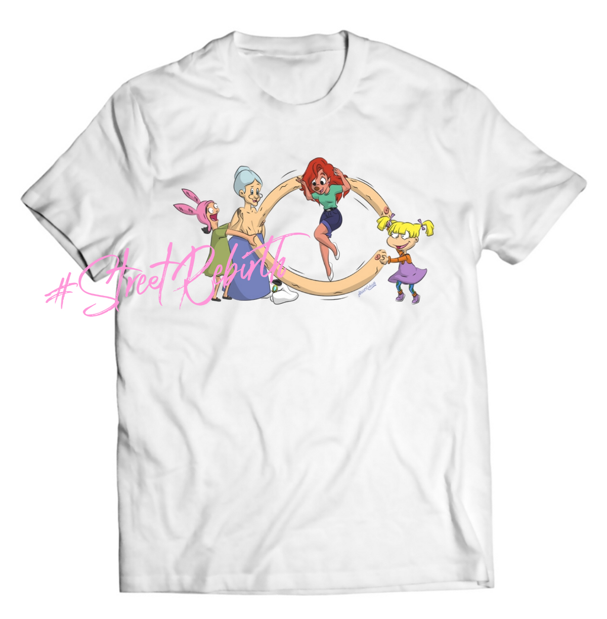 Double Dutch With Granny Shirt - Direct To Garment Quality Print - Unisex Shirt - Gift For Him or Her