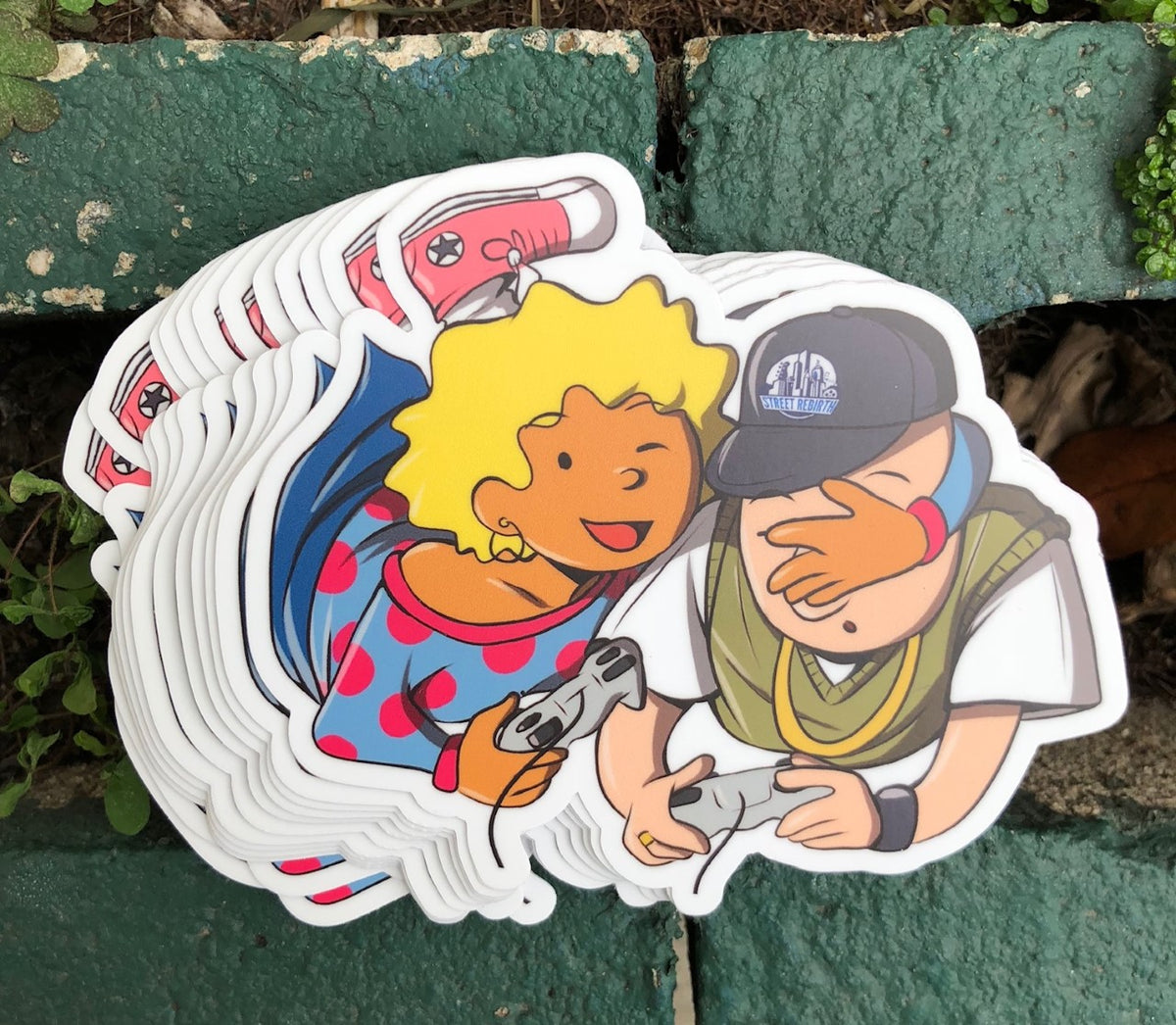 Doug and Patty Gaming Vinyl Sticker – A Nostalgic Nod to 90s Love and Fun