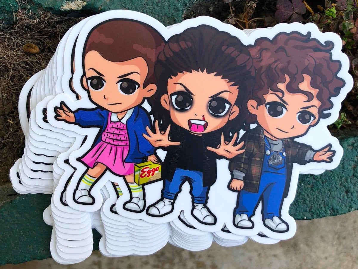 Chibi Eleven Vinyl Sticker – A Cute and Powerful Tribute to the Iconic Heroine