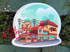 1 Favorite La Spots  Sticker – One 4 Inch Water Proof Vinyl Sticker – For Hydro Flask, Skateboard, Laptop, Planner, Car, Collecting, Gifting