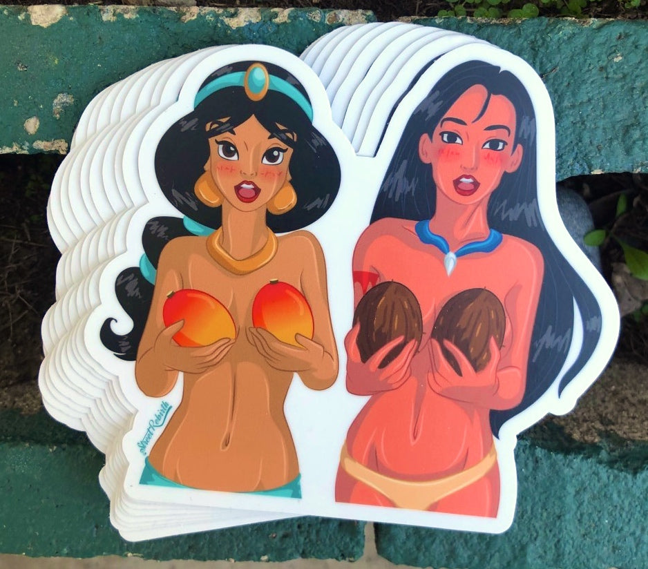 Royal Sexy Vibes Vinyl Sticker – Bikini Bottoms and Fruit Glam