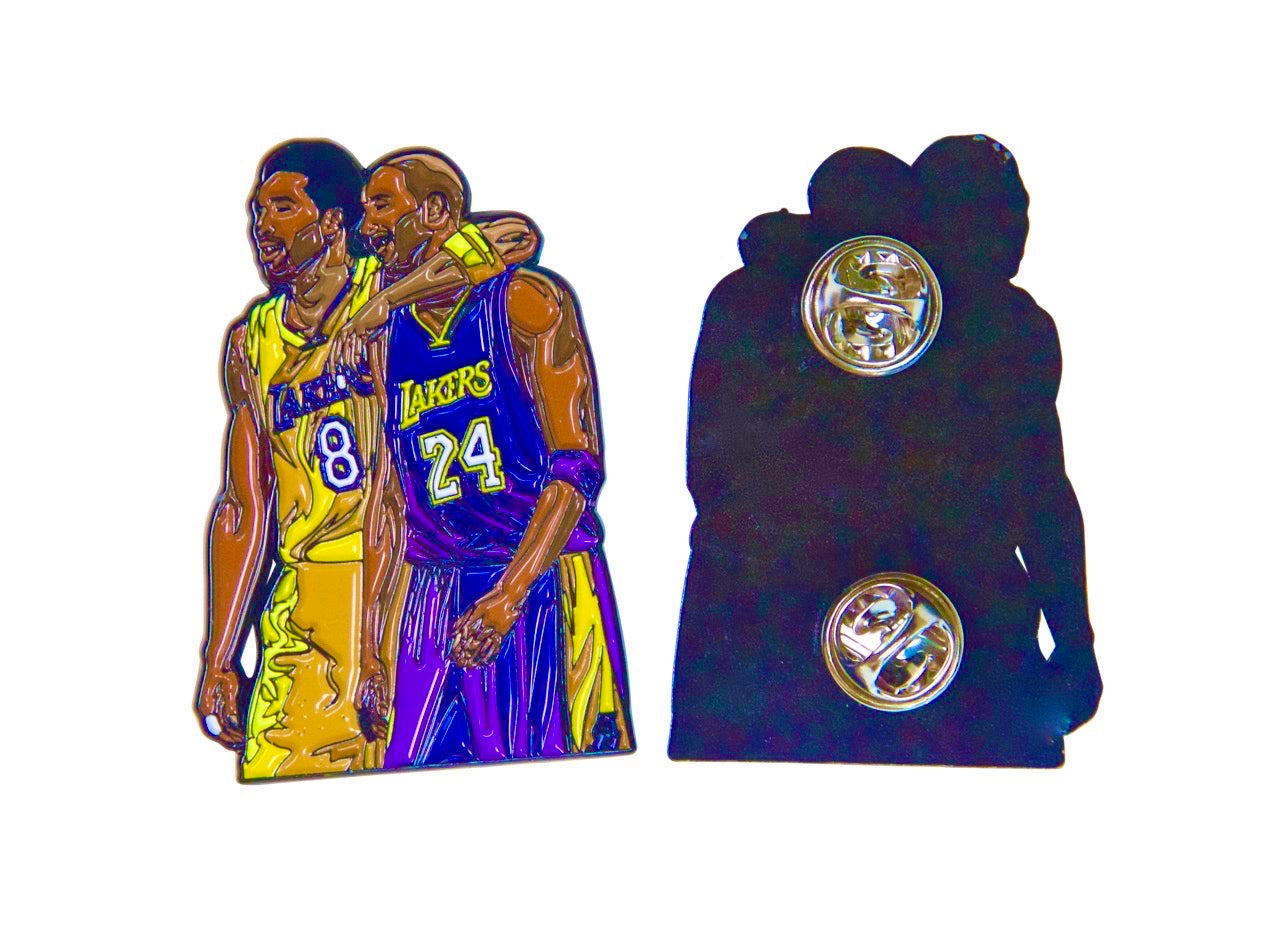 Legacy of Kobe Enamel Pin – Kobe #8 and #24 United in Iconic Tribute