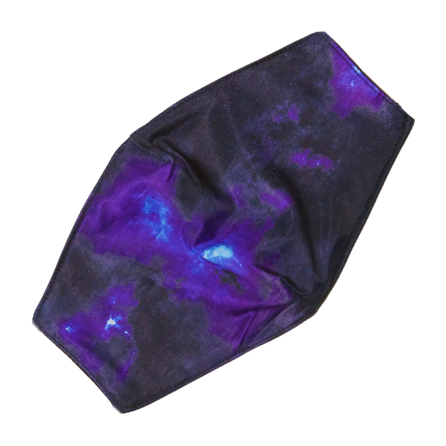 Reusable fashion face mask with an original colorful printed design
