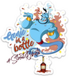 Genie In A Bottle Sticker – One 4 Inch Water Proof Vinyl Sticker – For Hydro Flask, Skateboard, Laptop, Planner, Car, Collecting, Gifting