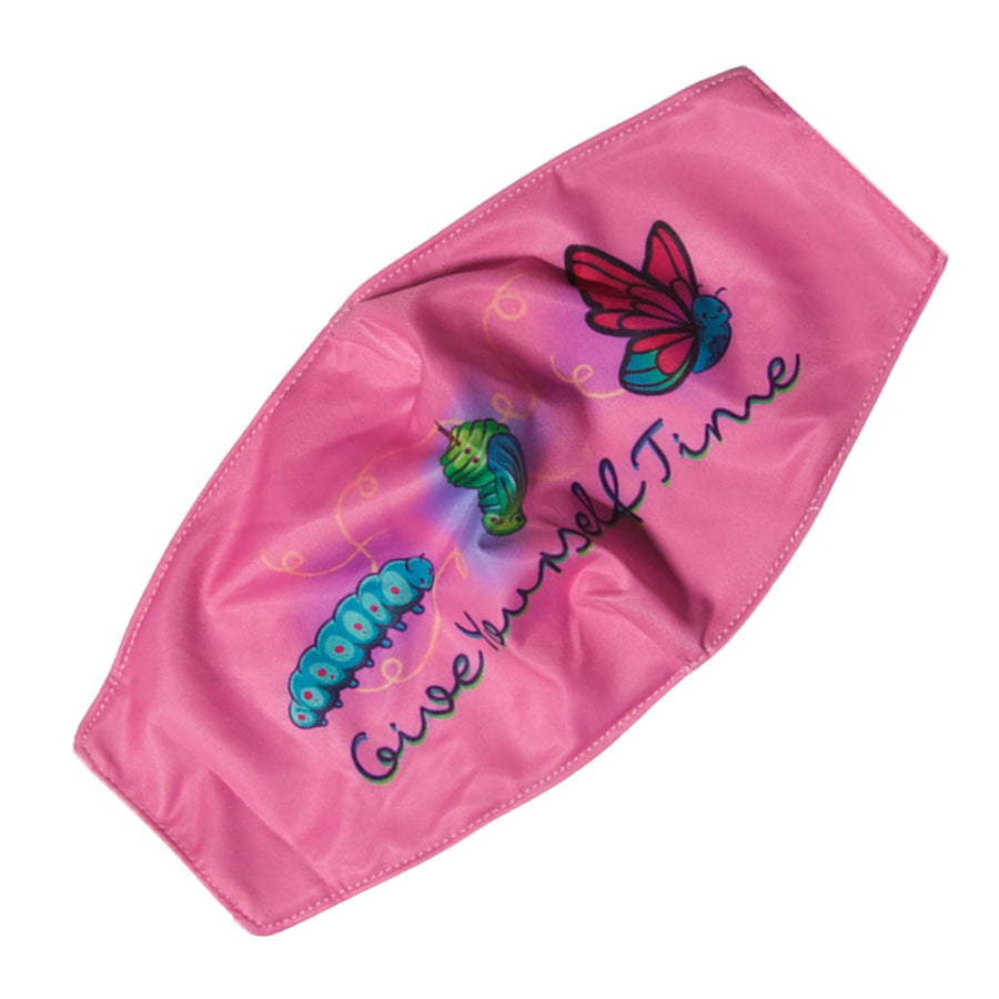 Reusable fashion face mask with an original humorous printed design