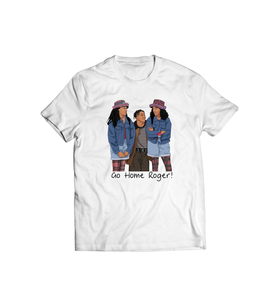 Unisex graphic T-shirt featuring an original animal-themed humorous retro illustration