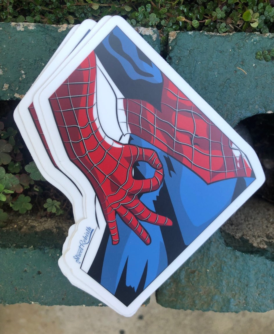 Spider-Man GOT EM Circle Game Vinyl Sticker – Iconic Hand Gesture