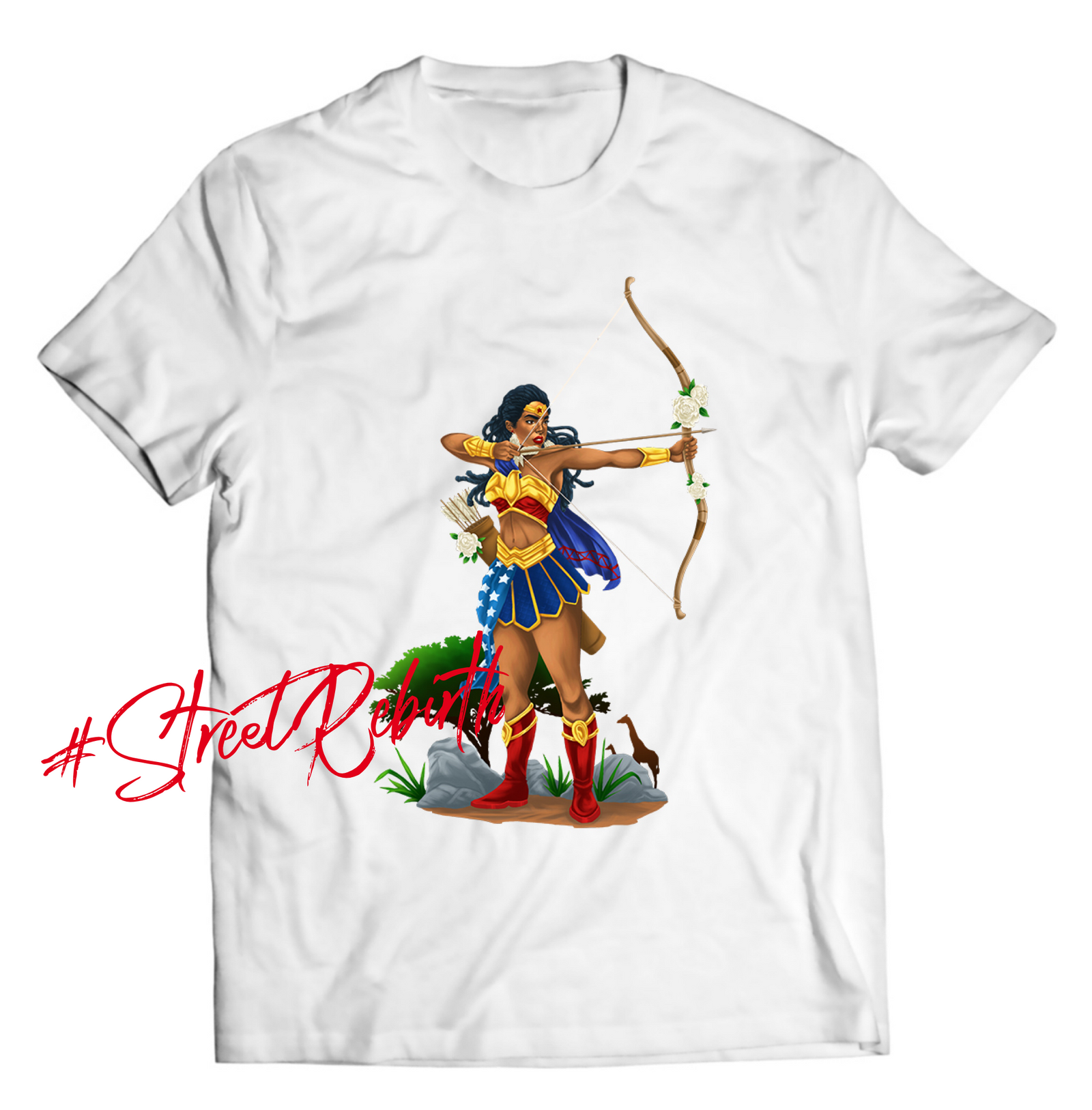 Urban Amazon Wonder Woman Shirt – Fierce and Empowered