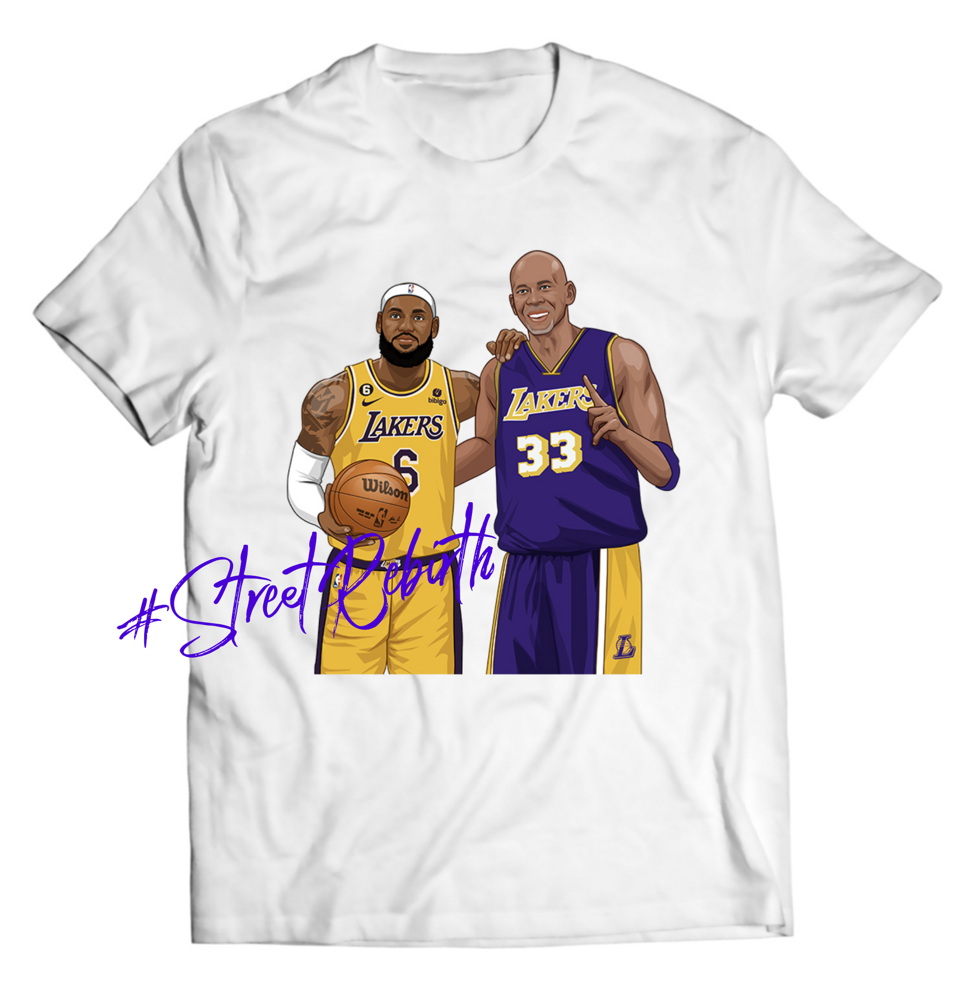 Bron And Kareem Shirt - Direct To Garment Quality Print - Unisex Shirt - Gift For Him or Her