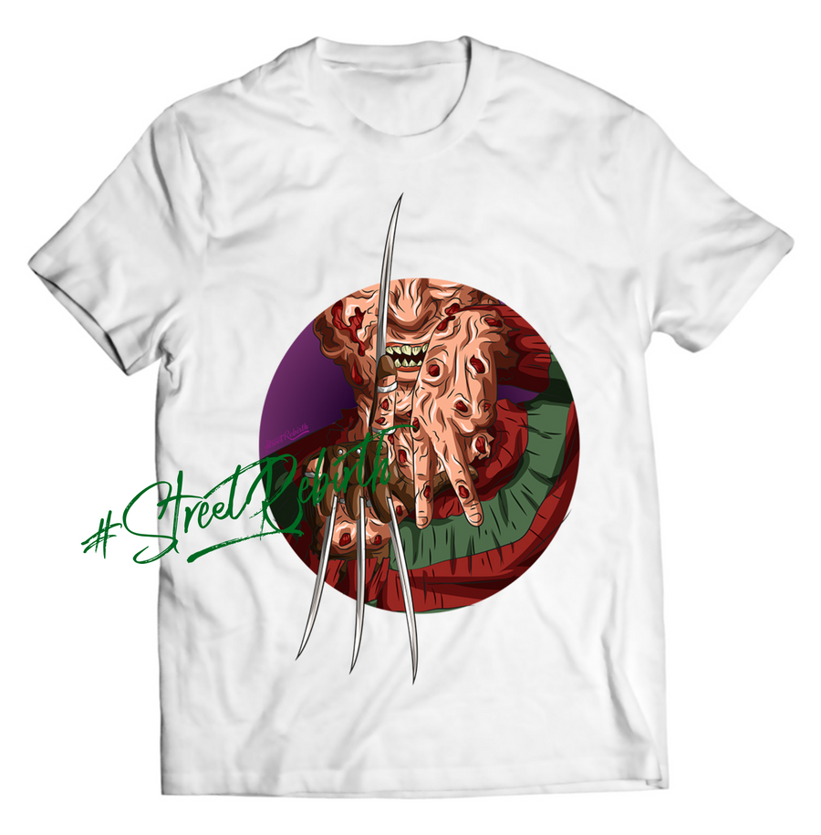 Unisex graphic T-shirt featuring an original spooky illustration