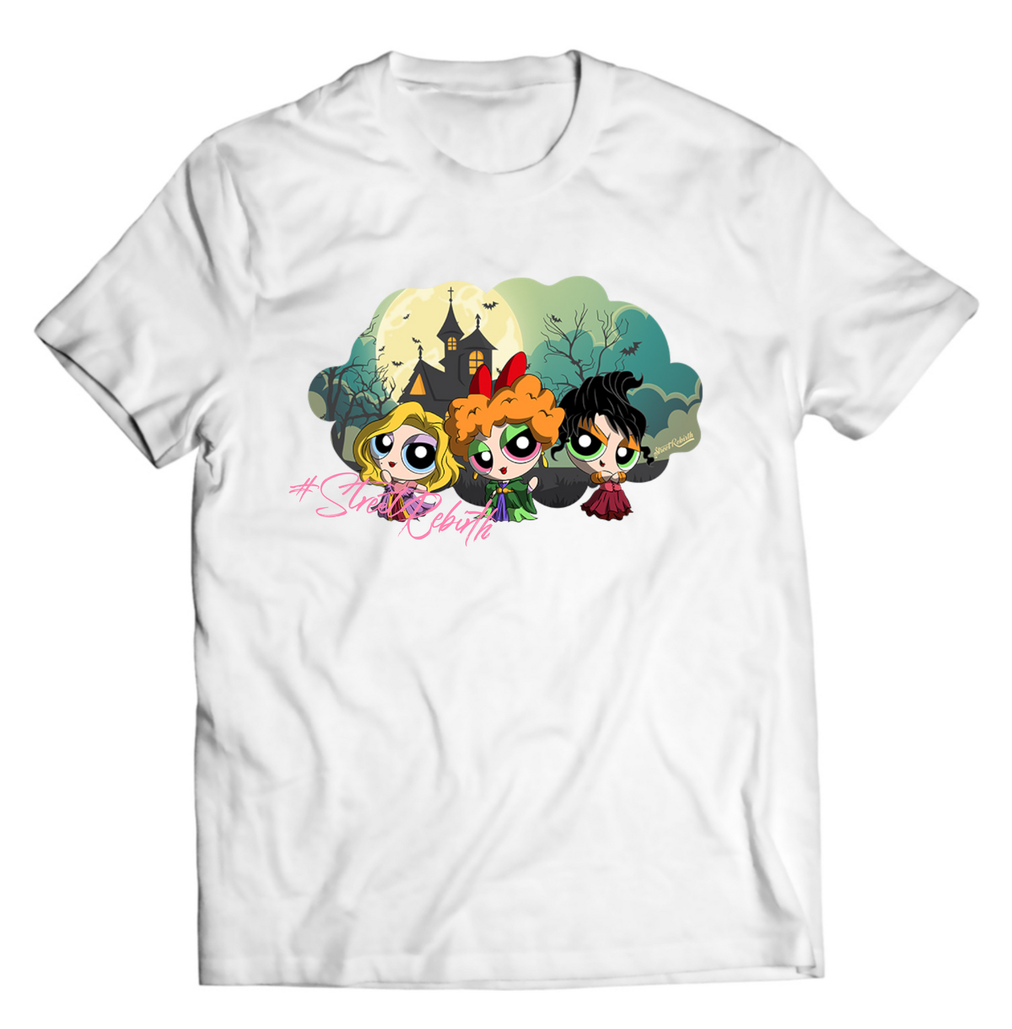 Powerpuff Girls As Hocus Pocus Halloween Costumes Series Shirt - Direct To Garment Quality Print - Unisex Shirt - Gift For Him or Her