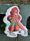 Skater Roxanne Sticker – One 4 Inch Water Proof Vinyl Sticker – For Hydro Flask, Skateboard, Laptop, Planner, Car, Collecting, Gifting
