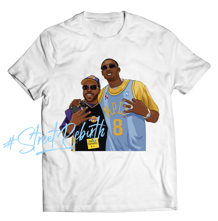 Unisex graphic T-shirt featuring an original hip hop illustration