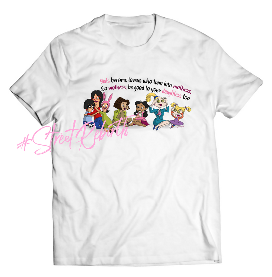 Unisex graphic T-shirt featuring an original colorful illustration