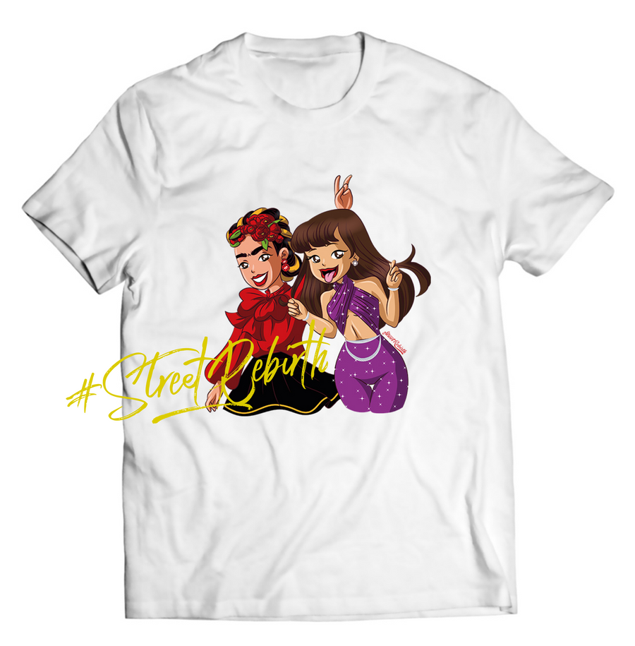 Unisex graphic T-shirt featuring an original music cultural retro illustration