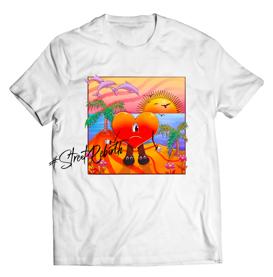 Unisex graphic T-shirt featuring an original hip hop music illustration