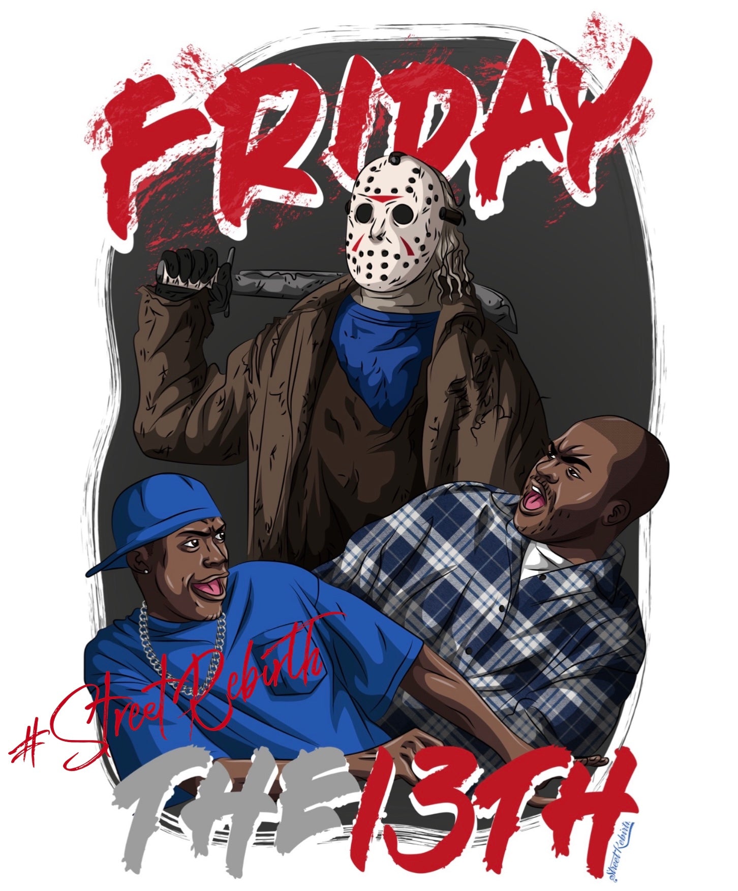 Friday The 13th Sticker – One 4 Inch Water Proof Vinyl Sticker – For Hydro Flask, Skateboard, Laptop, Planner, Car, Collecting, Gifting