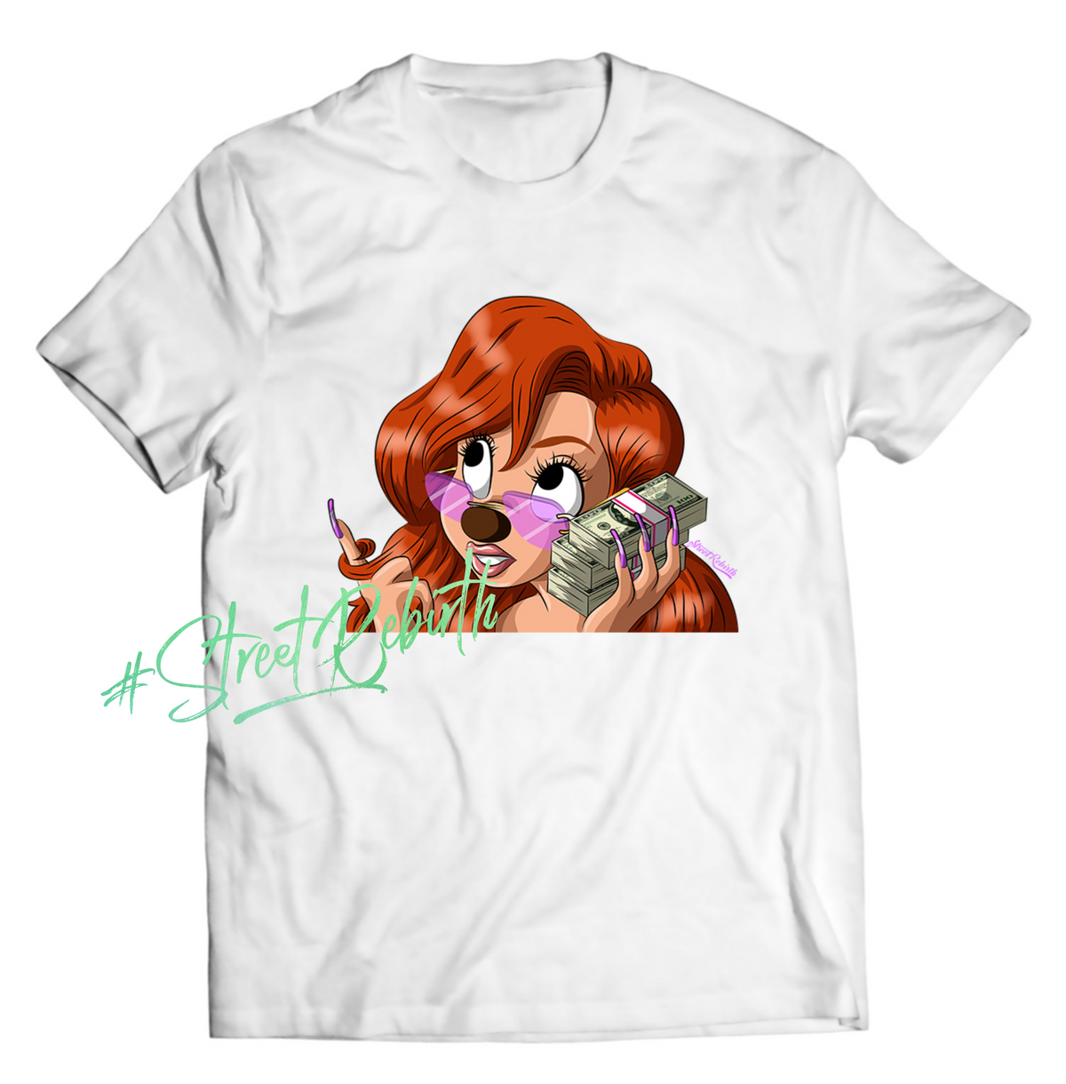 Roxanne &quot;Money Talk&quot; DTG-Printed Shirt – A Bold Disney Spin