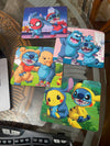 Stitch Mashup Mouse Pad - Smooth Surface, Underlayer Backed By Non Slip Rubber - 9.25 x 7.75