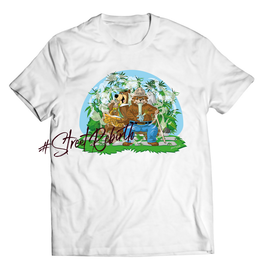 Unisex graphic T-shirt featuring an original humorous illustration