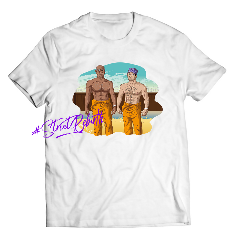 Unisex graphic T-shirt featuring an original humorous illustration