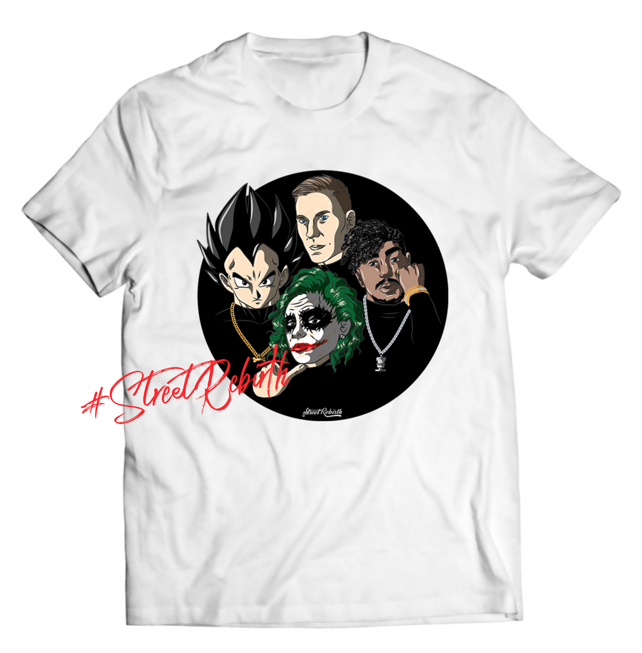 Unisex graphic T-shirt featuring an original humorous illustration