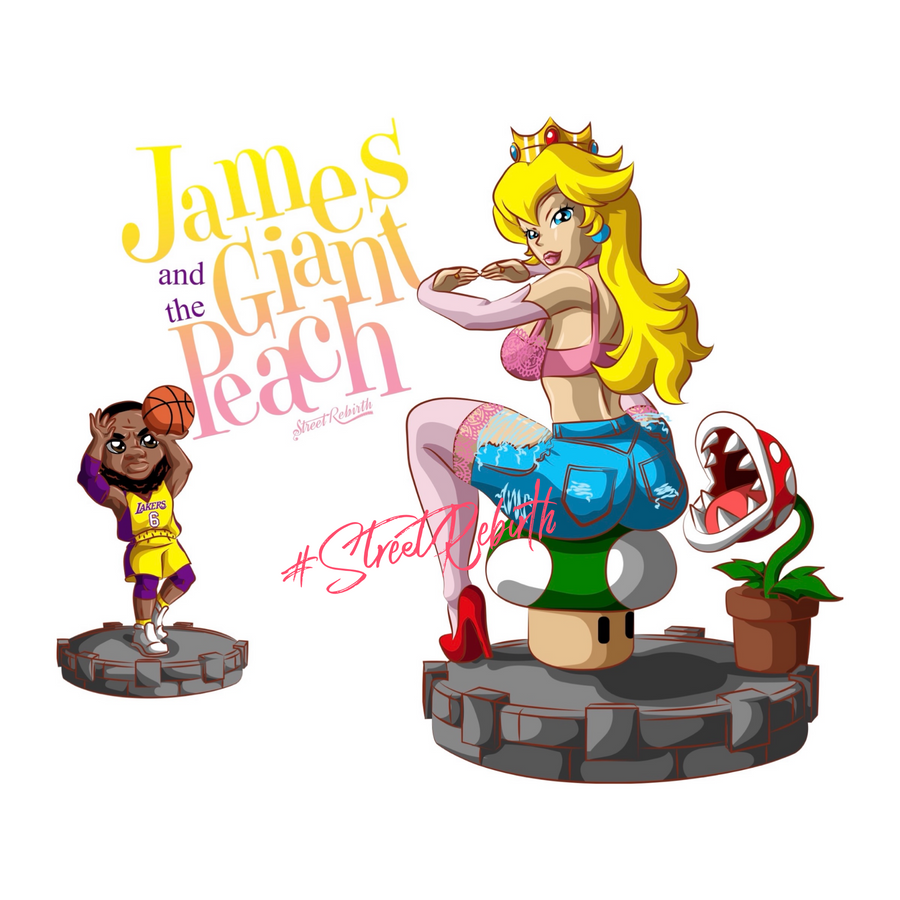 Waterproof vinyl sticker featuring an original humorous illustration