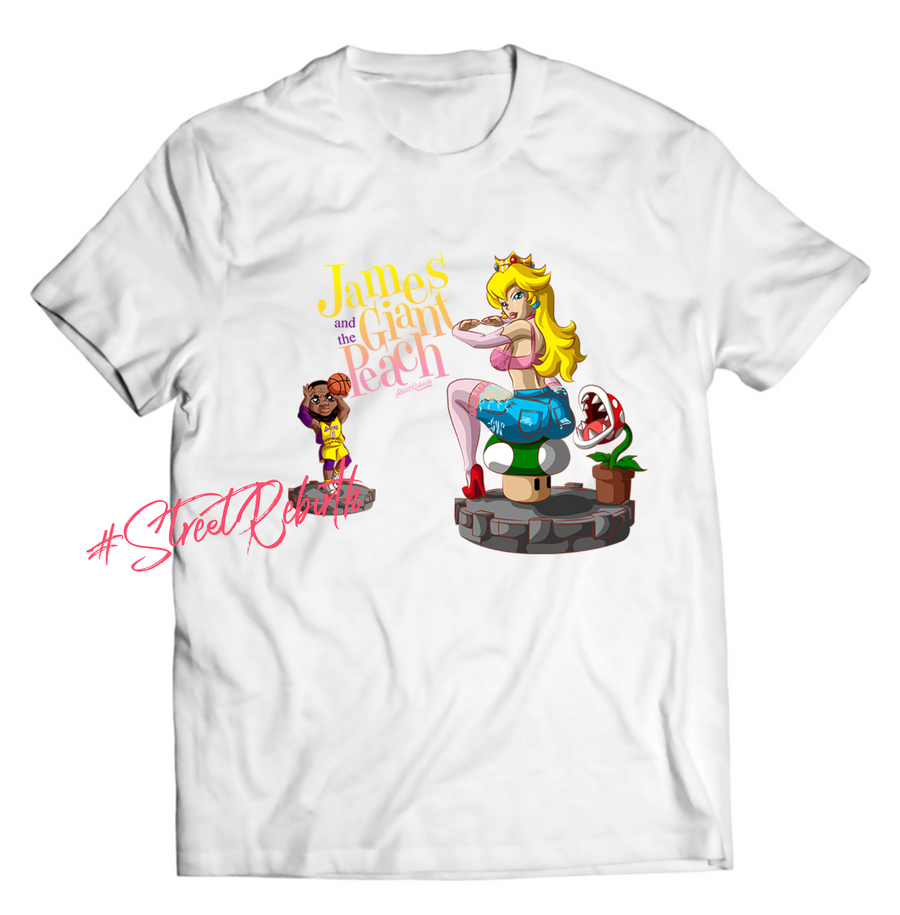 Unisex graphic T-shirt featuring an original humorous illustration