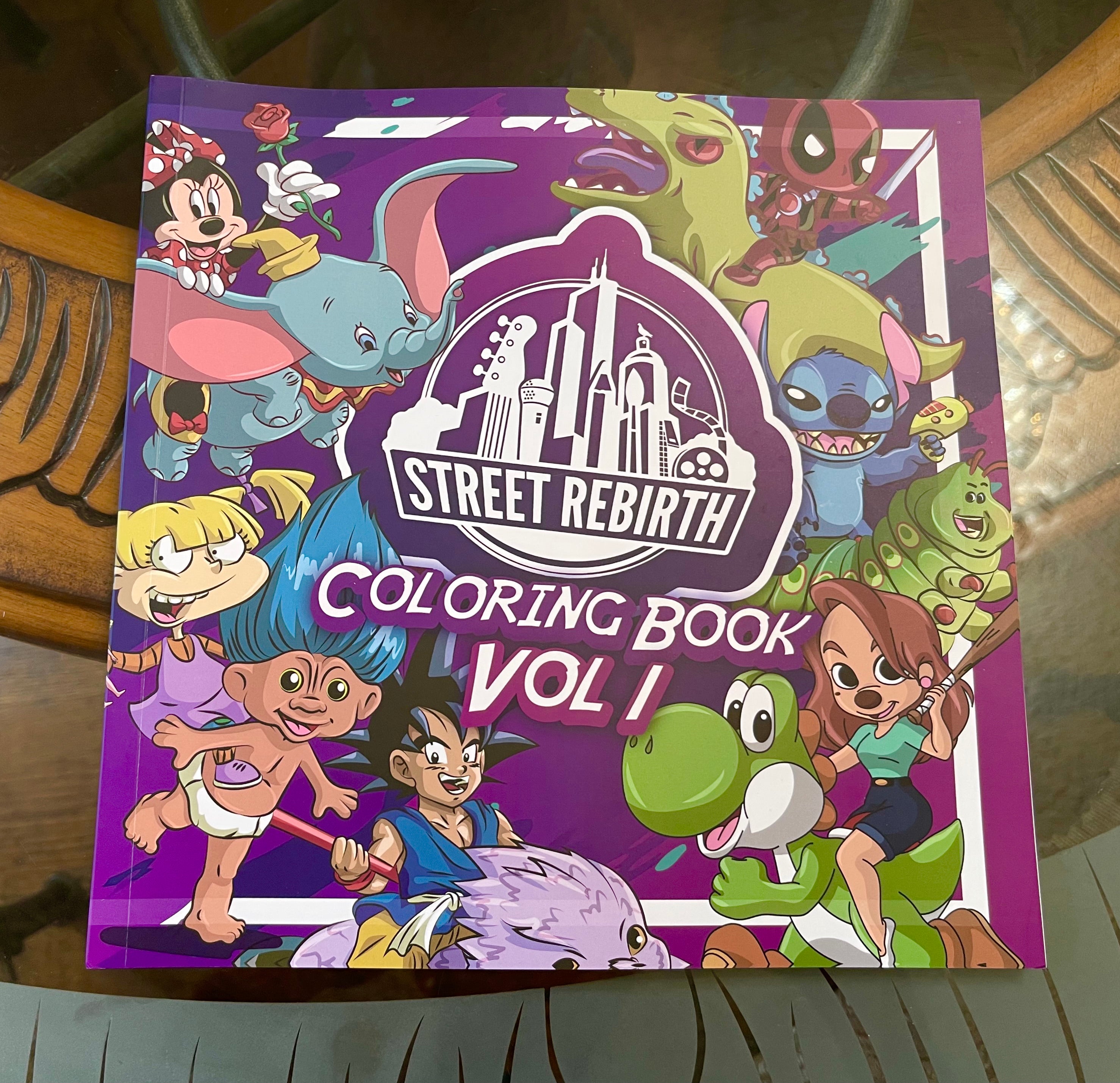 Street Rebirth Coloring Book Vol 3 Stitch Edition - Quotes And