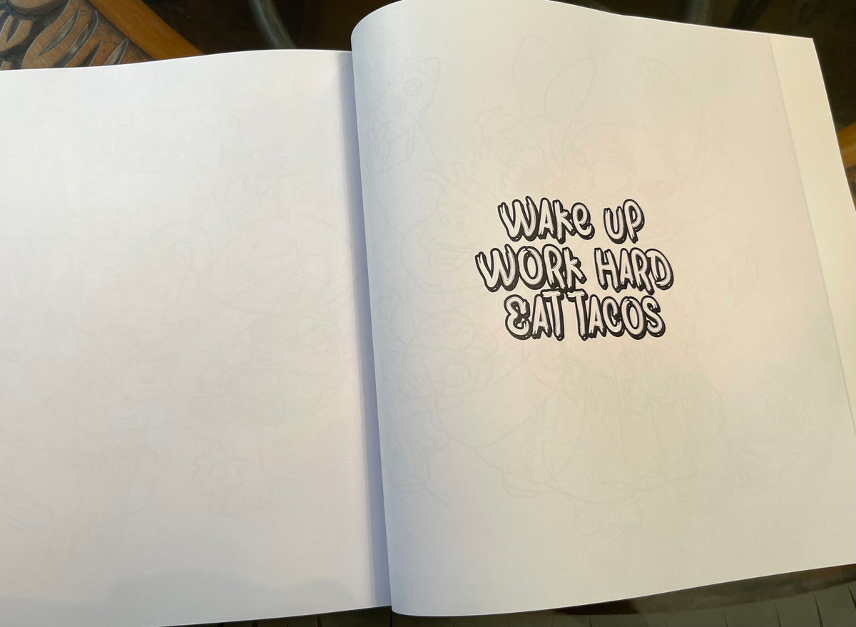 Street Rebirth Coloring Book Vol 1 - Quotes And Coloring - 28 Designs To Color, 14 Quotes - 10x10 Size