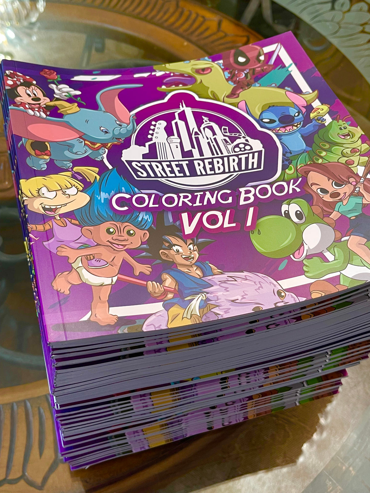 Street Rebirth Coloring Book Vol 1 - Quotes And Coloring - 28 Designs To Color, 14 Quotes - 10x10 Size