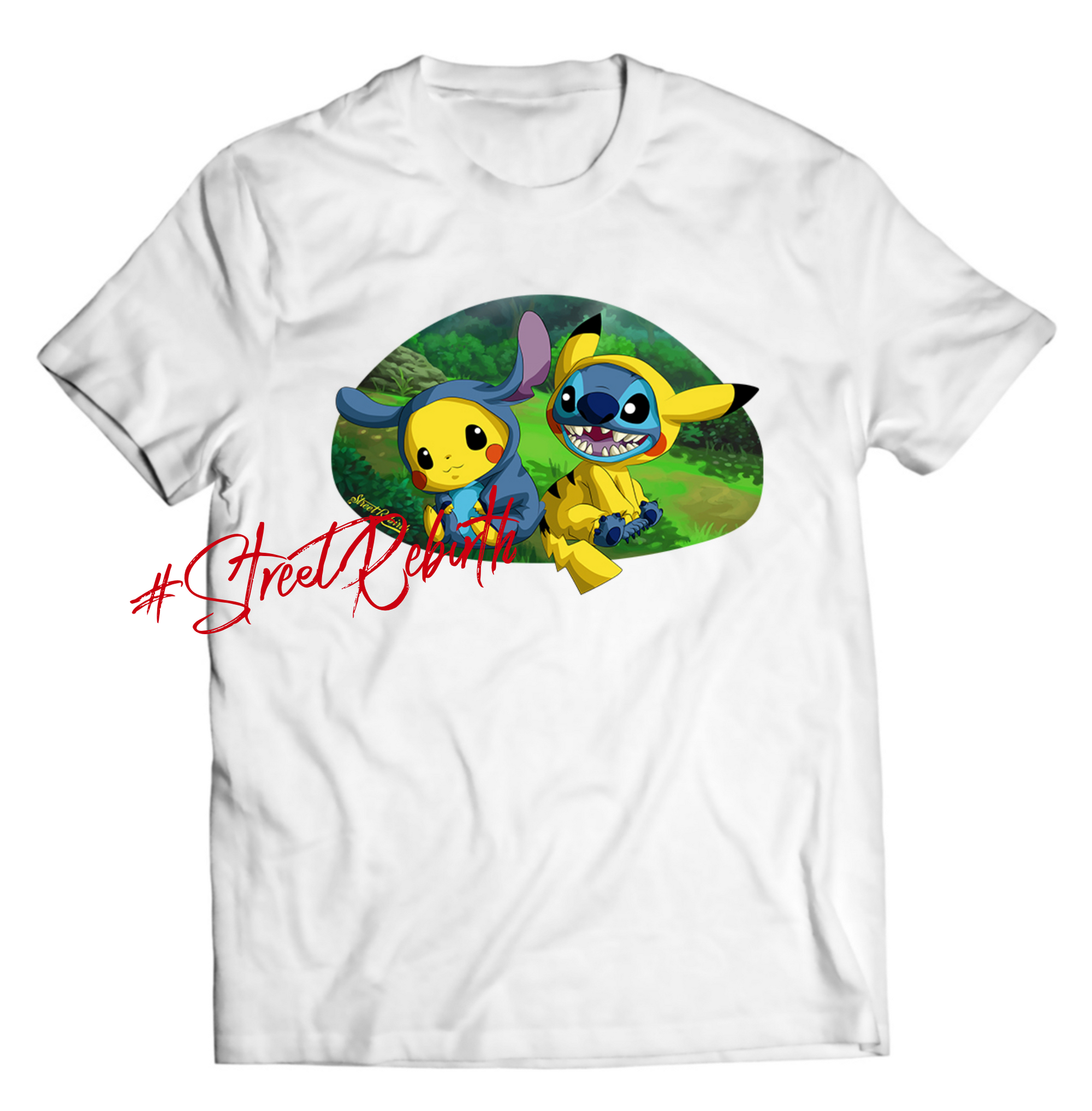 Change Clothes Stitch Pika Shirt - Direct To Garment Quality Print - Unisex Shirt - Gift For Him or Her