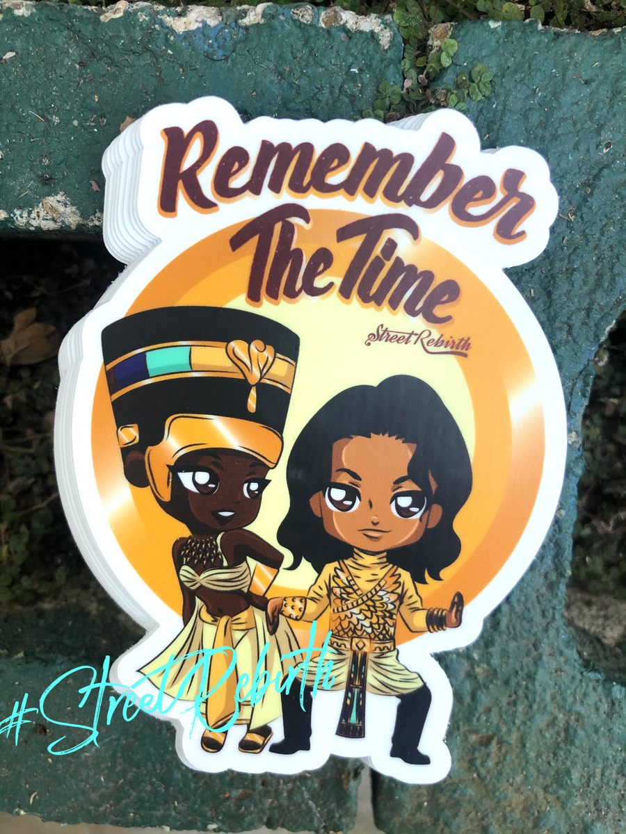 Waterproof vinyl sticker featuring an original music retro illustration