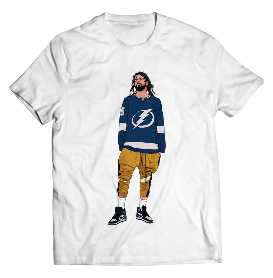 Unisex graphic T-shirt featuring an original hip hop music illustration