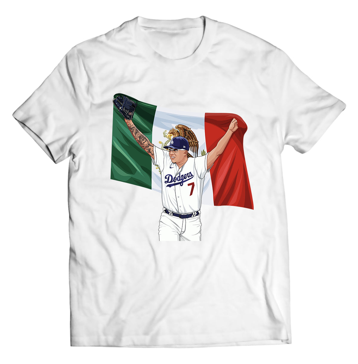 Julio Los Angeles Baseball Shirt - Direct To Garment Quality Print - Unisex Shirt - Gift For Him or Her