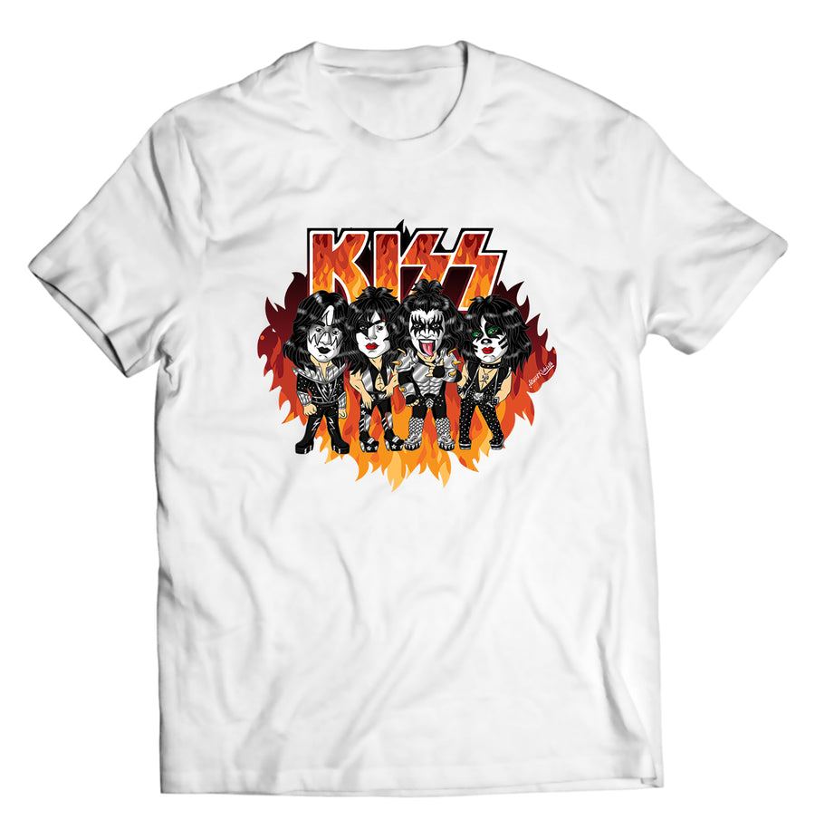 Unisex graphic T-shirt featuring an original music illustration