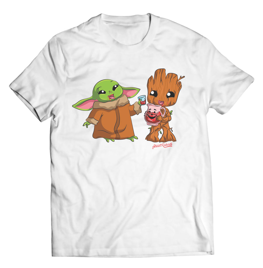 Unisex graphic T-shirt featuring an original humorous illustration